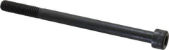 Holo-Krome - M8x1.25 Metric Coarse Hex Socket Drive, Socket Cap Screw - Grade 12.9 Alloy Steel, Black Oxide Finish, Partially Threaded, 110mm Length Under Head - Eagle Tool & Supply