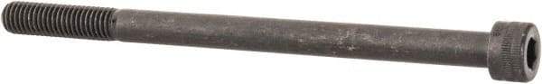 Holo-Krome - M8x1.25 Metric Coarse Hex Socket Drive, Socket Cap Screw - Grade 12.9 Alloy Steel, Black Oxide Finish, Partially Threaded, 120mm Length Under Head - Eagle Tool & Supply