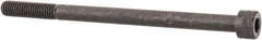 Holo-Krome - M8x1.25 Metric Coarse Hex Socket Drive, Socket Cap Screw - Grade 12.9 Alloy Steel, Black Oxide Finish, Partially Threaded, 120mm Length Under Head - Eagle Tool & Supply
