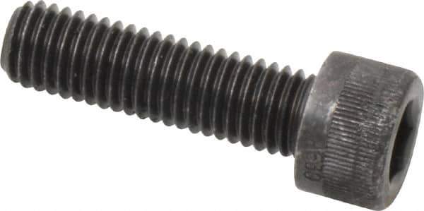Holo-Krome - M10x1.50 Metric Coarse Hex Socket Drive, Socket Cap Screw - Grade 12.9 Alloy Steel, Black Oxide Finish, Fully Threaded, 35mm Length Under Head - Eagle Tool & Supply