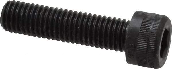 Holo-Krome - M10x1.50 Metric Coarse Hex Socket Drive, Socket Cap Screw - Grade 12.9 Alloy Steel, Black Oxide Finish, Fully Threaded, 40mm Length Under Head - Eagle Tool & Supply