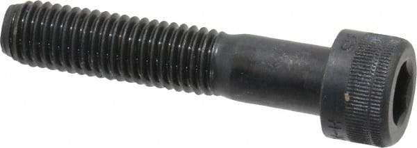 Holo-Krome - M10x1.50 Metric Coarse Hex Socket Drive, Socket Cap Screw - Grade 12.9 Alloy Steel, Black Oxide Finish, Partially Threaded, 50mm Length Under Head - Eagle Tool & Supply