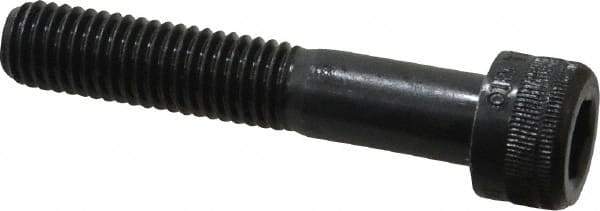 Holo-Krome - M10x1.50 Metric Coarse Hex Socket Drive, Socket Cap Screw - Grade 12.9 Alloy Steel, Black Oxide Finish, Partially Threaded, 55mm Length Under Head - Eagle Tool & Supply