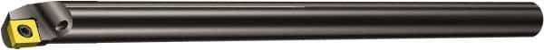 Sandvik Coromant - 0.5984" Min Bore Diam, 8" OAL, 1/2" Shank Diam, E..SCLPR/L-R Indexable Boring Bar - Screw-On Holding Method - Eagle Tool & Supply