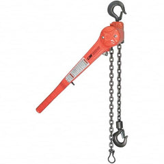 CM - 3,000 Lb Capacity, 10' Lift Height, Chain Manual Lever Hoist - Eagle Tool & Supply