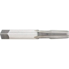 Hertel - 1/4-18 NPT, 4 Flute, Plug Chamfer, Bright Finish, High Speed Steel, Extension Pipe Tap - 4" OAL, 9/16" Shank Diam, 1-1/16" Thread Length, 0.421" Square Size - Eagle Tool & Supply