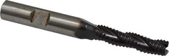 Accupro - 5/16" Diam, Coarse Pitch, 1-3/8" LOC, 3 Flute Powdered Metal Corner Chamfer Roughing End Mill - TiAlN Finish, 3-1/8" OAL, 3/8" Shank Diam, Single End, Centercutting, 30° Helix - Eagle Tool & Supply