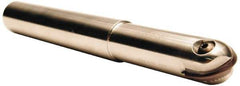 Tool-Flo - 3/4" Cut Diam, 2-3/8" Max Depth of Cut, 3/4" Shank Diam, 8" OAL, Indexable Ball Nose End Mill - 2-3/8" Head Length, Straight Shank, TNBS Toolholder, TBNR 750 Insert - Eagle Tool & Supply