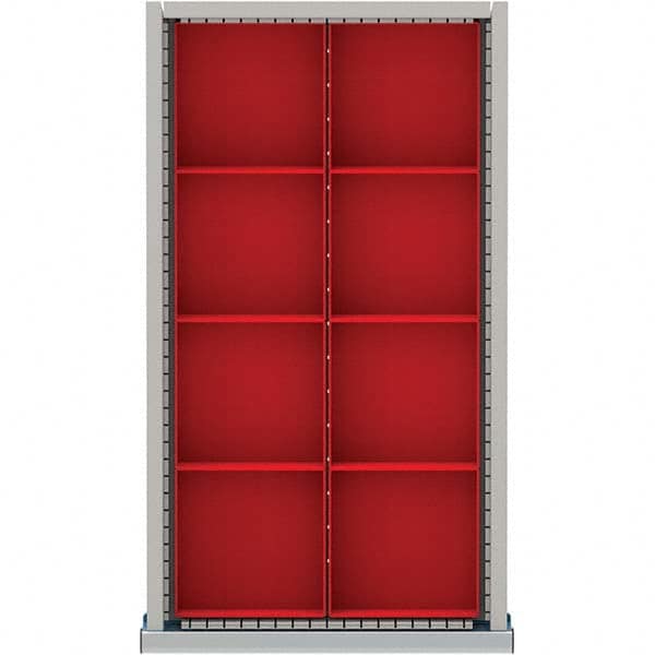 LISTA - 8-Compartment Drawer Divider Layout for 3.15" High Drawers - Eagle Tool & Supply