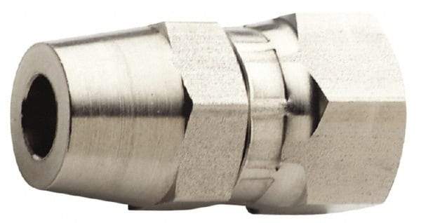 Made in USA - 1-1/16 x 1/4" Grade 316L Stainless Steel Pipe Swivel - Female JIC x Butt Weld End Connections - Eagle Tool & Supply