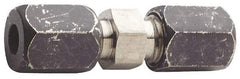 Made in USA - 5/8" OD, Grade 316Stainless Steel Union - 15/16" Hex, Comp x Comp Ends - Eagle Tool & Supply