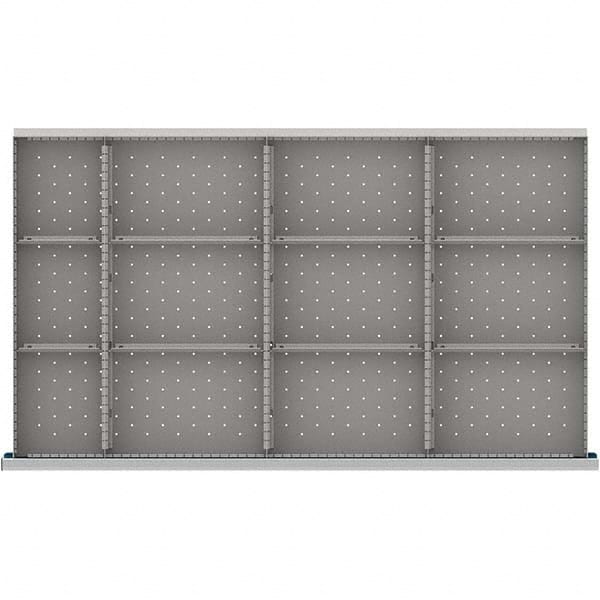 LISTA - 12-Compartment Drawer Divider Layout for 3.15" High Drawers - Eagle Tool & Supply