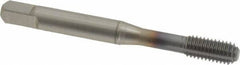 OSG - M6x1.00 Metric Coarse D8 Thread Limit Bottoming Thread Forming Tap - Powdered Metal High Speed Steel, TiCN Finish, 2-1/2" OAL, 1" Thread Length, Right Hand Thread, Series EXOTAP NRT - Eagle Tool & Supply