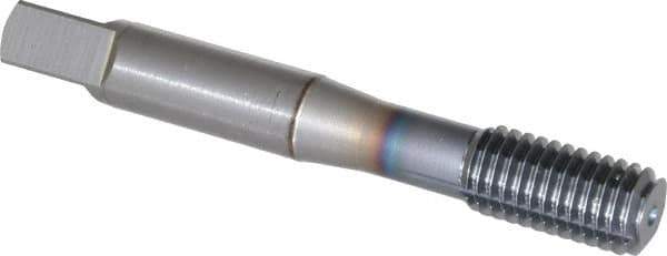 OSG - M10x1.50 Metric Coarse D6 Thread Limit Bottoming Thread Forming Tap - Powdered Metal High Speed Steel, TiCN Finish, 2-15/16" OAL, 1-1/4" Thread Length, Right Hand Thread, Series EXOTAP NRT - Eagle Tool & Supply