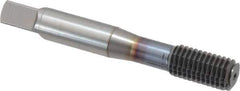 OSG - M10x1.50 Metric Coarse D10 Thread Limit Bottoming Thread Forming Tap - Powdered Metal High Speed Steel, TiCN Finish, 2-15/16" OAL, 1-1/4" Thread Length, Right Hand Thread, Series EXOTAP NRT - Eagle Tool & Supply