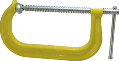 Gibraltar - Regular-Duty 8" Max Opening, 3-1/4" Throat Depth, Forged Steel Standard C-Clamp - 6,900 Lb Capacity, 0" Min Opening, Deep Throat - Eagle Tool & Supply