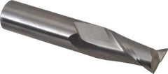 OSG - 16mm, 32mm LOC, 16mm Shank Diam, 89mm OAL, 2 Flute, Solid Carbide Square End Mill - Single End, Uncoated, Spiral Flute, 30° Helix, Centercutting, Right Hand Cut, Right Hand Flute, Series 402 - Eagle Tool & Supply