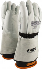 Novax - Class 1 & 2, Size 12, 14" Long, Goatskin Leather Protector - Eagle Tool & Supply