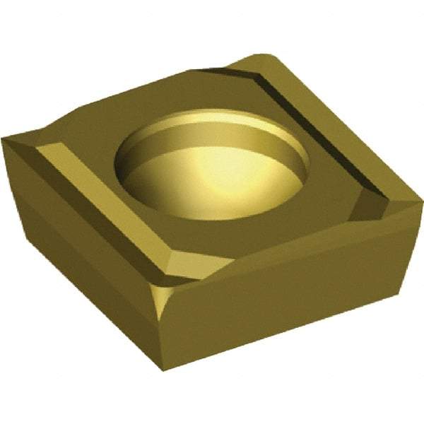 Kennametal - SPHX060204 R20 Grade KCU40 Carbide Indexable Drill Insert - TiN/TiAlN Finish, Square, 1/4" Inscribed Circle - Eagle Tool & Supply