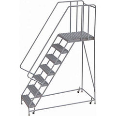 TRI-ARC - Rolling & Wall Mounted Ladders & Platforms Type: Rolling Warehouse Ladder Style: Rolling Safety Ladder - Eagle Tool & Supply