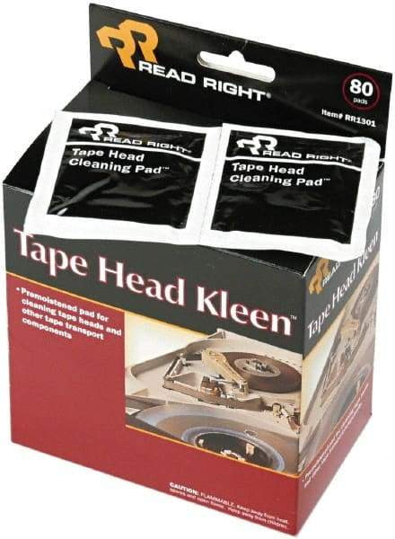 READ RIGHT - Sealed Pads - Use with Clean tape Heads, Guides, Capstans, Plastic Rollers & Other Electronic Components. - Eagle Tool & Supply