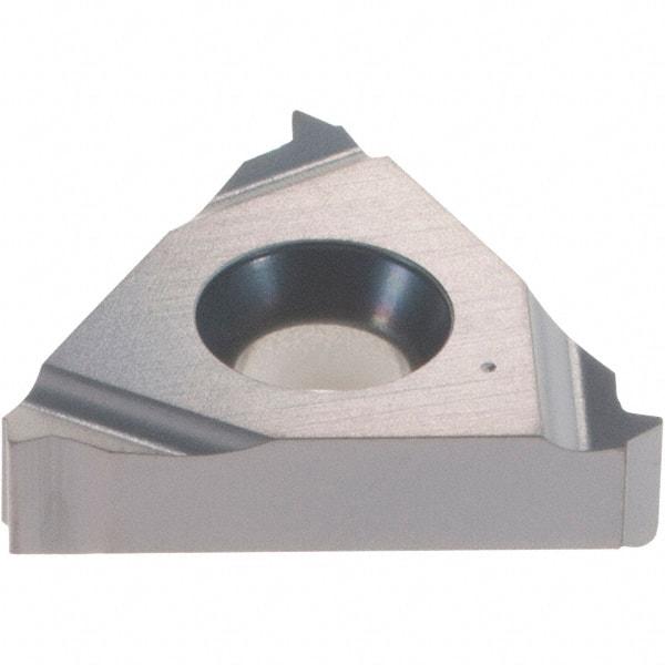 Iscar - 16EL External Left Hand 18 UN Laydown Threading Insert - Grade IC908, TiAlN Coated Carbide, 9.53mm Inscribed Circle - Eagle Tool & Supply