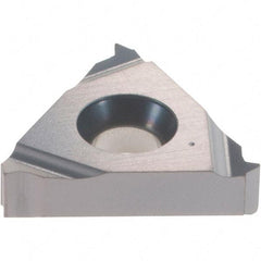 Iscar - 16EL External Left Hand 18 UN Laydown Threading Insert - Grade IC908, TiAlN Coated Carbide, 9.53mm Inscribed Circle - Eagle Tool & Supply