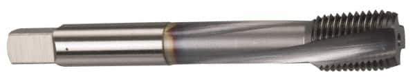 OSG - 7/16-20 UNF 3 Flute Modified Bottoming Spiral Flute Tap - Powdered Metal, TiCN Finish, 3-5/32" OAL, Right Hand Flute, Right Hand Thread, H5, Series EXOTAP VC-10TI - Eagle Tool & Supply