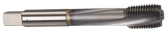 OSG - 7/16-20 UNF 3 Flute Modified Bottoming Spiral Flute Tap - Powdered Metal, TiCN Finish, 3-5/32" OAL, Right Hand Flute, Right Hand Thread, H5, Series EXOTAP VC-10TI - Eagle Tool & Supply