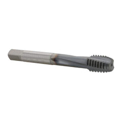 OSG - 7/16-14 UNC 3 Flute Modified Bottoming Spiral Flute Tap - Powdered Metal, TiCN Finish, 3-5/32" OAL, Right Hand Flute, Right Hand Thread, H5, Series EXOTAP VC-10TI - Eagle Tool & Supply