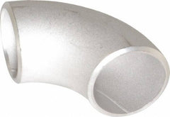 Merit Brass - 1-1/4" Grade 304L Stainless Steel Pipe 90° Long Radius Elbow - Butt Weld x Butt Weld End Connections - Eagle Tool & Supply