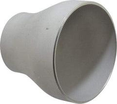 Merit Brass - 4 x 2-1/2" Grade 304L Stainless Steel Pipe Concentric Reducer - Butt Weld x Butt Weld End Connections - Eagle Tool & Supply
