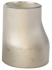 Merit Brass - 1-1/2 x 3/4" Grade 304L Stainless Steel Pipe Eccentric Reducer - Butt Weld x Butt Weld End Connections - Eagle Tool & Supply