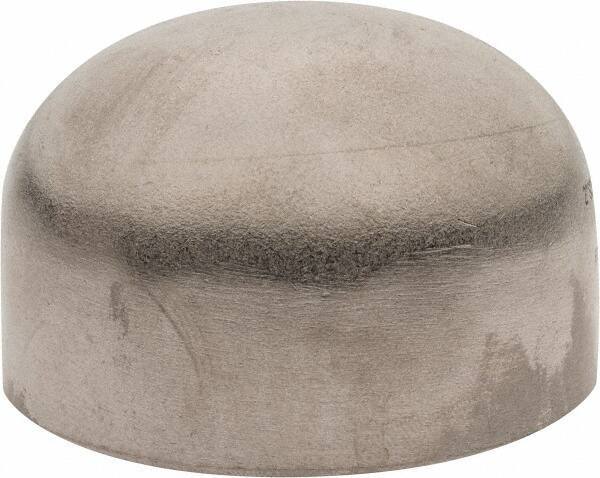 Merit Brass - 2" Grade 304L Stainless Steel Pipe End Cap - Butt Weld End Connections - Eagle Tool & Supply