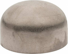 Merit Brass - 2" Grade 304L Stainless Steel Pipe End Cap - Butt Weld End Connections - Eagle Tool & Supply