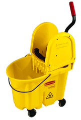 Mop Bucket & Wringer - #29538; 35 Quart Capacity - Eagle Tool & Supply