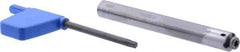 Iscar - MGCH, Indexable Grooving Tool Holder - GFQR Insert Compatibility, 9mm Shank Width, 83.5mm OAL, Through Coolant - Eagle Tool & Supply