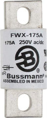 Cooper Bussmann - 250 VAC/VDC, 175 Amp, Fast-Acting Semiconductor/High Speed Fuse - Stud Mount Mount, 3-1/8" OAL, 200 (RMS), 50 at DC kA Rating, 1-7/32" Diam - Eagle Tool & Supply