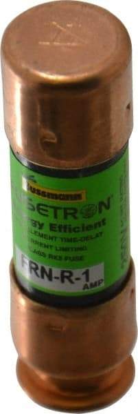 Cooper Bussmann - 125 VDC, 250 VAC, 1 Amp, Time Delay General Purpose Fuse - Fuse Holder Mount, 50.8mm OAL, 20 at DC, 200 (RMS) kA Rating, 9/16" Diam - Eagle Tool & Supply