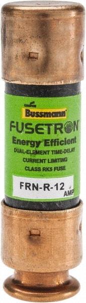 Cooper Bussmann - 125 VDC, 250 VAC, 12 Amp, Time Delay General Purpose Fuse - Fuse Holder Mount, 50.8mm OAL, 20 at DC, 200 (RMS) kA Rating, 9/16" Diam - Eagle Tool & Supply