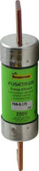 Cooper Bussmann - 125 VDC, 250 VAC, 175 Amp, Time Delay General Purpose Fuse - Bolt-on Mount, 7-1/8" OAL, 20 at DC, 200 (RMS) kA Rating, 1-9/16" Diam - Eagle Tool & Supply