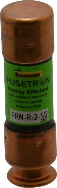 Cooper Bussmann - 125 VDC, 250 VAC, 2.5 Amp, Time Delay General Purpose Fuse - Fuse Holder Mount, 50.8mm OAL, 20 at DC, 200 (RMS) kA Rating, 9/16" Diam - Eagle Tool & Supply