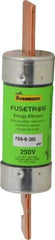 Cooper Bussmann - 125 VDC, 250 VAC, 200 Amp, Time Delay General Purpose Fuse - Bolt-on Mount, 7-1/8" OAL, 20 at DC, 200 (RMS) kA Rating, 1-9/16" Diam - Eagle Tool & Supply