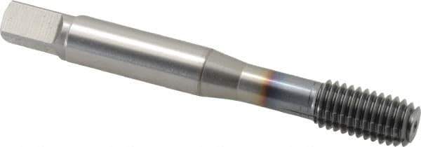 OSG - M8x1.25 Metric Coarse D9 Thread Limit Modified Bottoming Thread Forming Tap - Powdered Metal High Speed Steel, TiCN Finish, 2-23/32" OAL, 1-1/8" Thread Length, Right Hand Thread, Series EXOTAP NRT - Eagle Tool & Supply