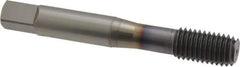 OSG - M10x1.50 Metric Coarse D6 Thread Limit Modified Bottoming Thread Forming Tap - Powdered Metal High Speed Steel, TiCN Finish, 2-15/16" OAL, 1-1/4" Thread Length, Right Hand Thread, Series EXOTAP NRT - Eagle Tool & Supply