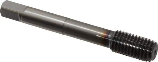 OSG - M12x1.75 Metric Coarse D6 Thread Limit Modified Bottoming Thread Forming Tap - Powdered Metal High Speed Steel, TiCN Finish, 3-3/8" OAL, 1-21/32" Thread Length, Right Hand Thread, Series EXOTAP NRT - Eagle Tool & Supply