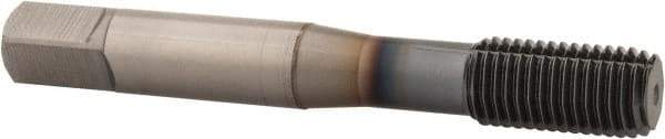 OSG - M10x1.25 Metric Fine D5 Thread Limit Modified Bottoming Thread Forming Tap - Powdered Metal High Speed Steel, TiCN Finish, 2-15/16" OAL, 1-1/4" Thread Length, Right Hand Thread, Series EXOTAP NRT - Eagle Tool & Supply