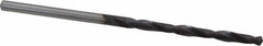 Cleveland - #4 135° Parabolic Flute Cobalt Screw Machine Drill Bit - Oxide/Gold Finish, Right Hand Cut, 1-1/4" Flute Length, 2-3/8" OAL, Split Point, Straight Shank - Eagle Tool & Supply