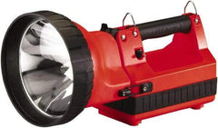 Streamlight - Xenon Bulb, 3,350 Lumens, Spotlight/Lantern Flashlight - Orange Plastic Body, 1 12V Battery Included - Eagle Tool & Supply