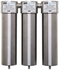 Parker - 1/4" Port, 7" High x 10" Wide, FRL Filter with Stainless Steel Bowl & Automatic Drain - 175 Max psi, 120°F Max - Eagle Tool & Supply